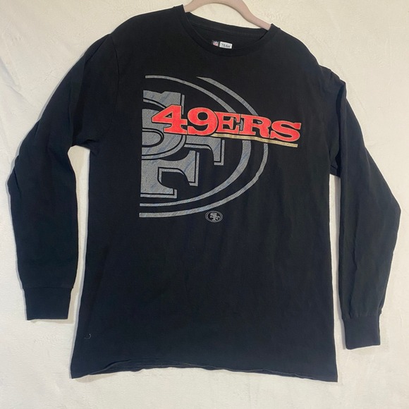 NFL Other - NFL Team Apparel San Francisco 49ers Black Long Sleeve Graphic Shirt Mens Large
